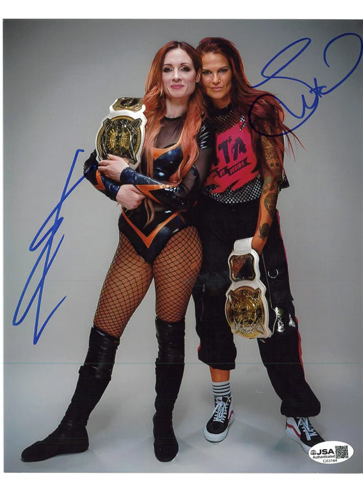 Becky Lynch & Lita 8x10 Promo - JSA Dual Autographed