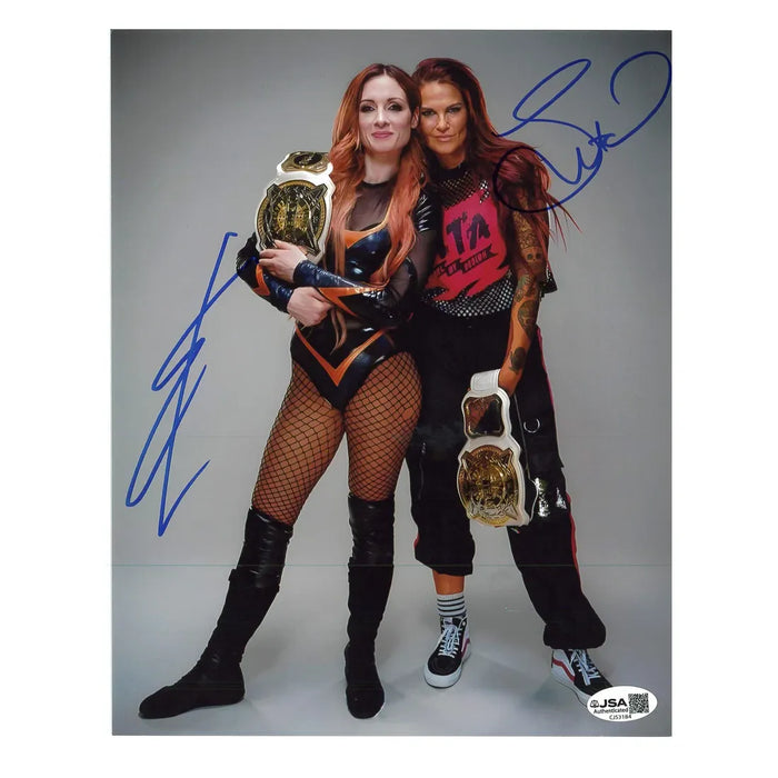 Becky Lynch & Lita 8x10 Promo - JSA Dual Autographed