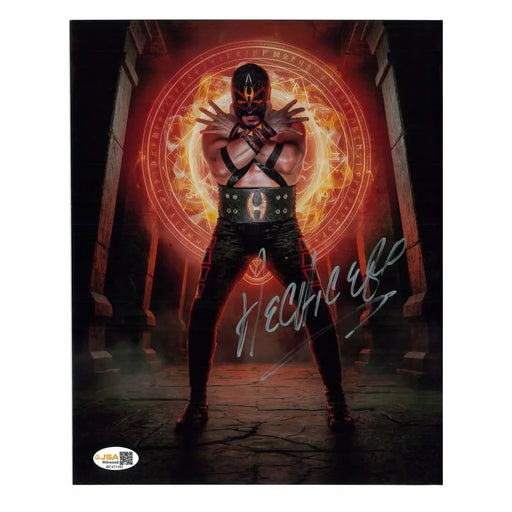 Hechicero 8x10 Metallic Promo - JSA Autographed