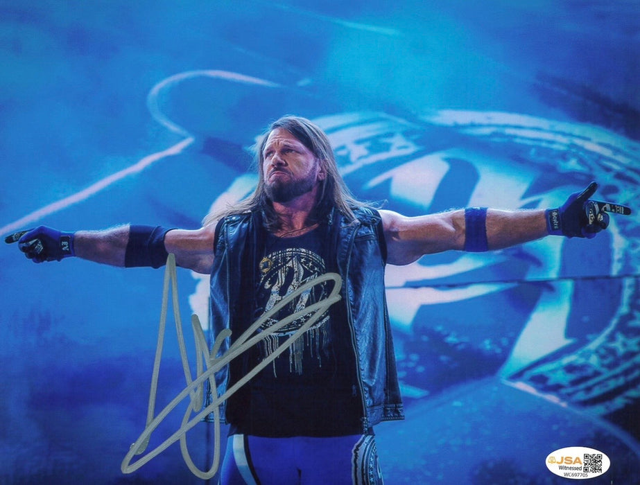 AJ Styles 8x10 Promo - JSA Autographed