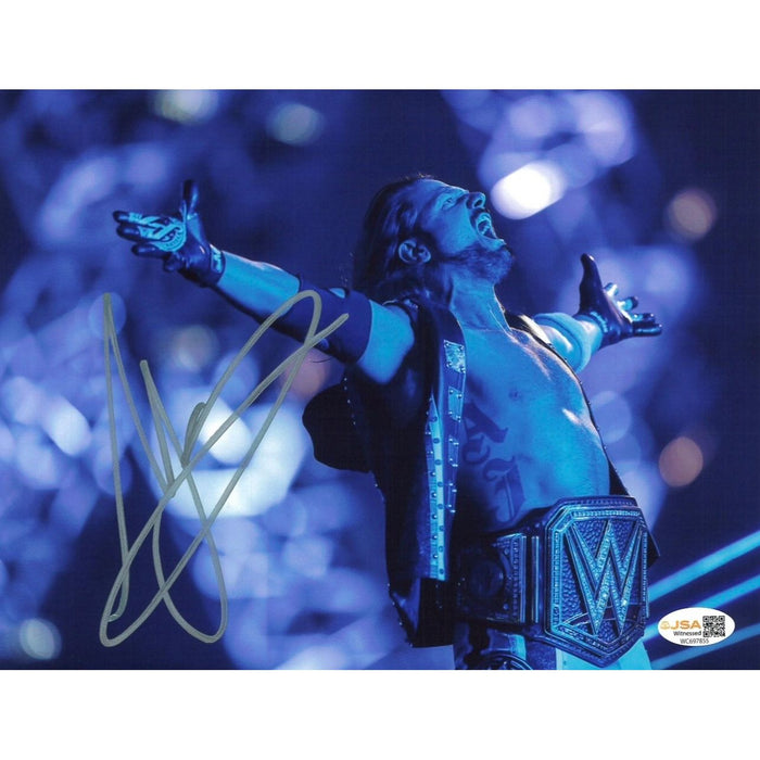 AJ Styles 8x10 Promo - JSA Autographed