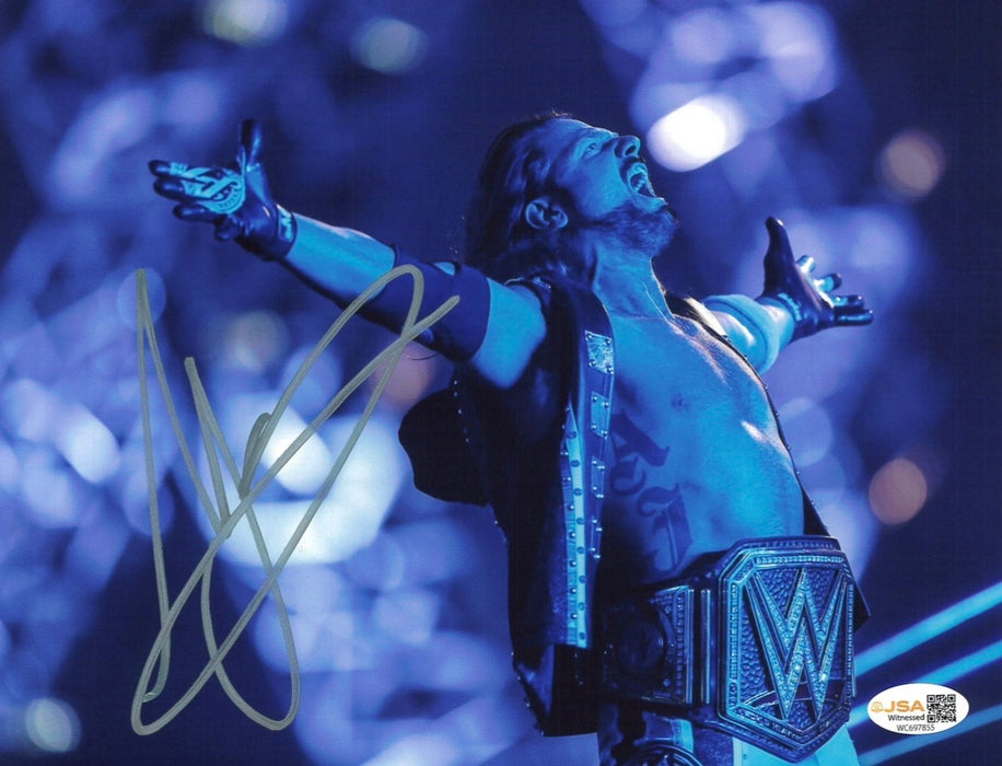 AJ Styles 8x10 Promo - JSA Autographed