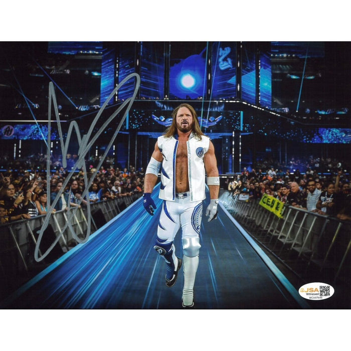 AJ Styles 8x10 Promo - JSA Autographed