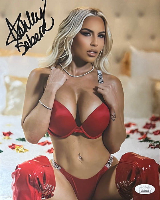 Ashley Sebera 8x10 Metallic Promo - JSA Autographed