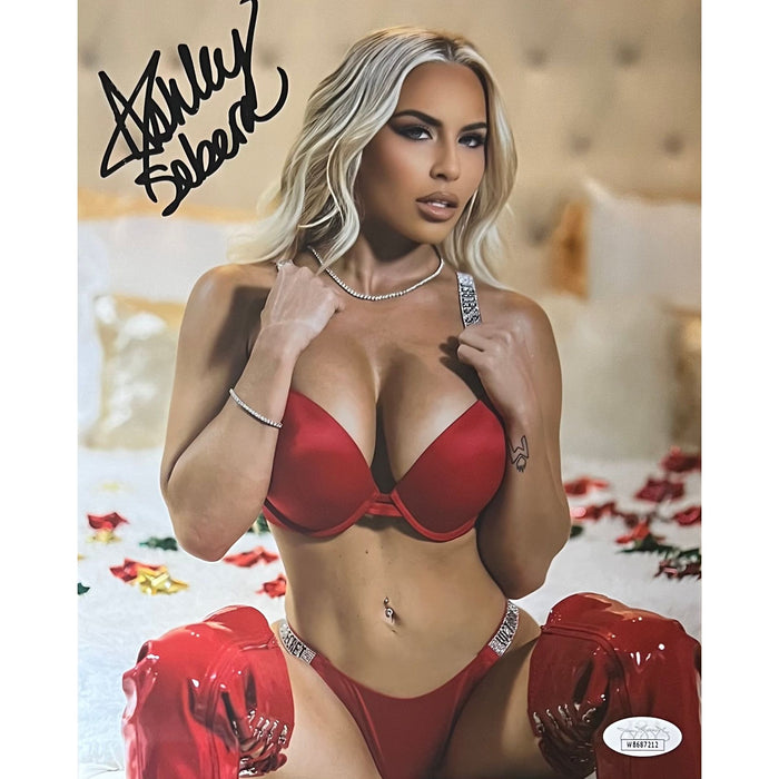 Ashley Sebera 8x10 Metallic Promo - JSA Autographed