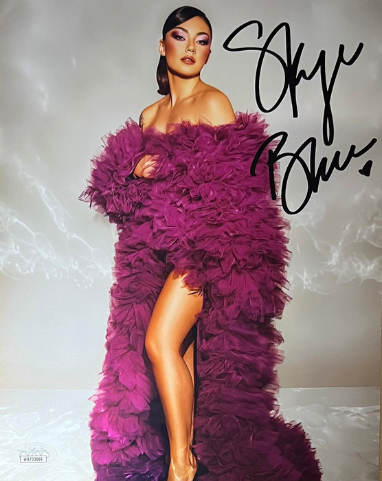 Skye Blue 8x10 Metallic Promo - JSA Autographed