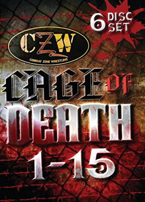 CZW - Cage Of Death 1 - 15 - 6 Disc Set - DVD-R
