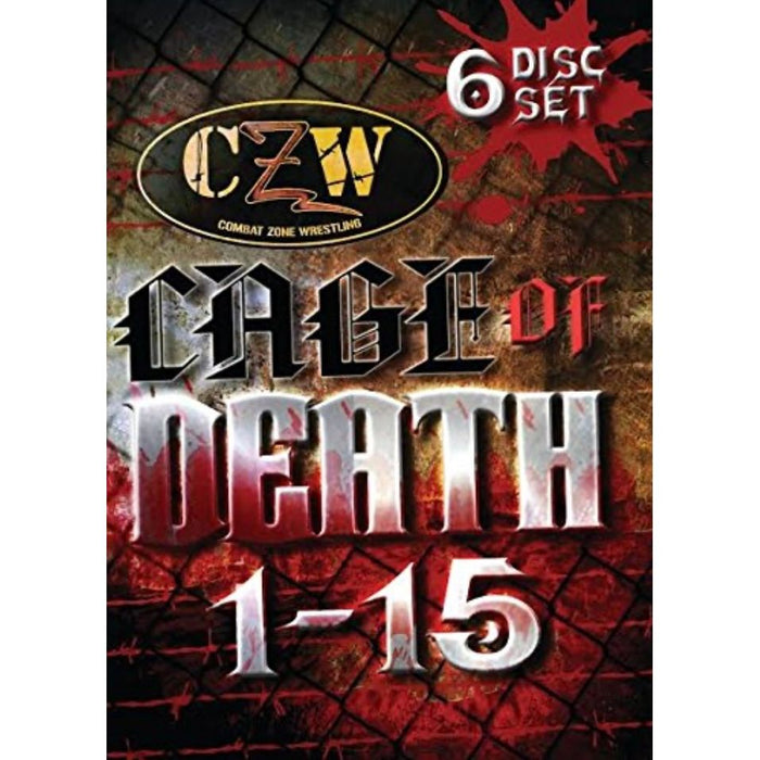 CZW - Cage Of Death 1 - 15 - 6 Disc Set - DVD-R