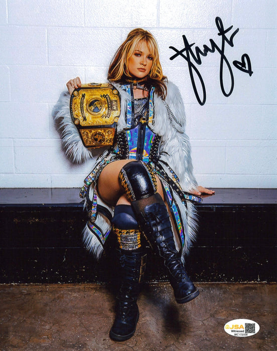 Jamie Hayter 8x10 Promo - JSA Autographed