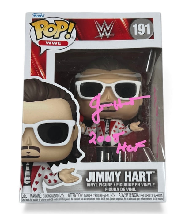 Jimmy Hart Funko POP #191 Figure - JSA Witness Autographed