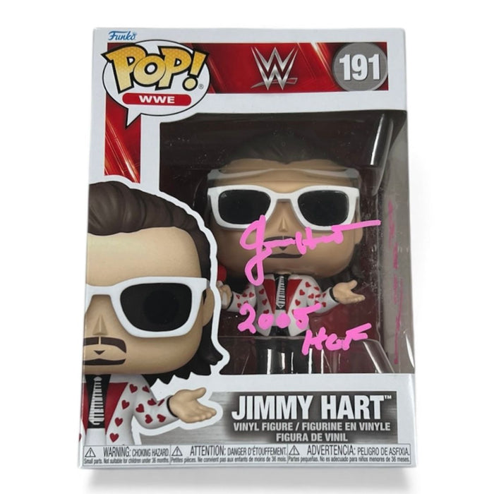 Jimmy Hart Funko POP #191 Figure - JSA Witness Autographed