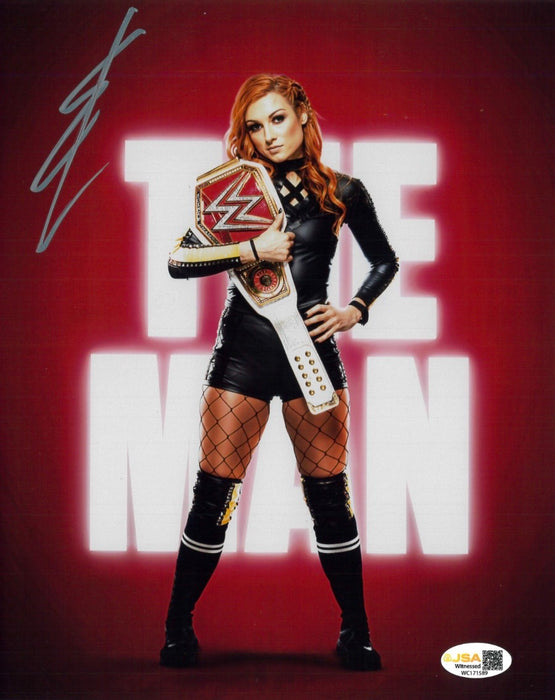 Becky Lynch Metallic 8x10 Promo - JSA Autographed