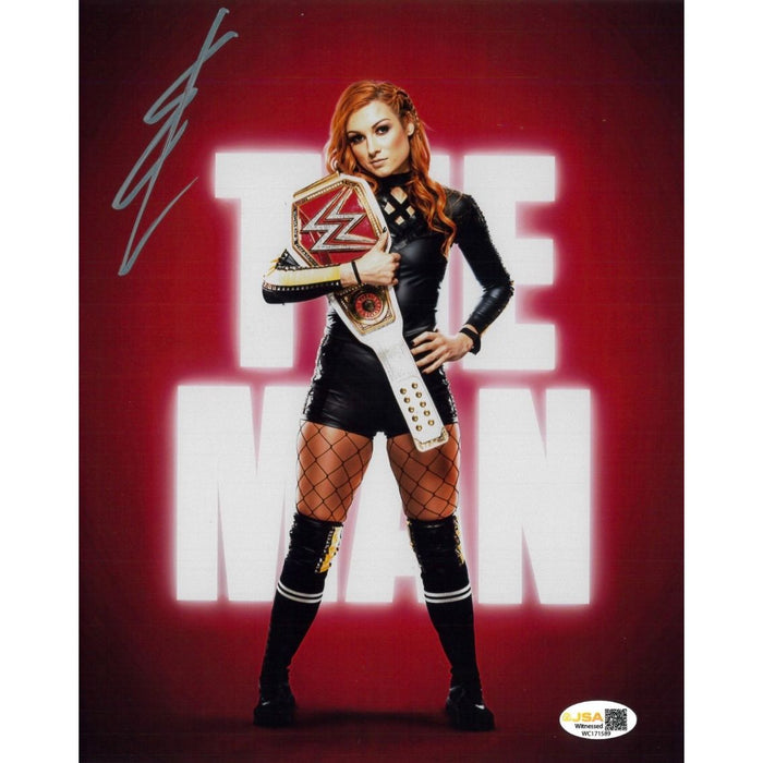 Becky Lynch Metallic 8x10 Promo - JSA Autographed