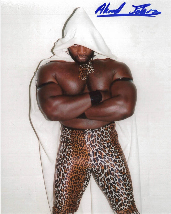 Ahmed Johnson 8x10 Promo - Autographed