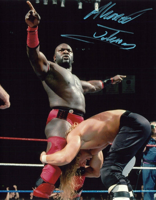 Ahmed Johnson 8x10 Promo - Autographed