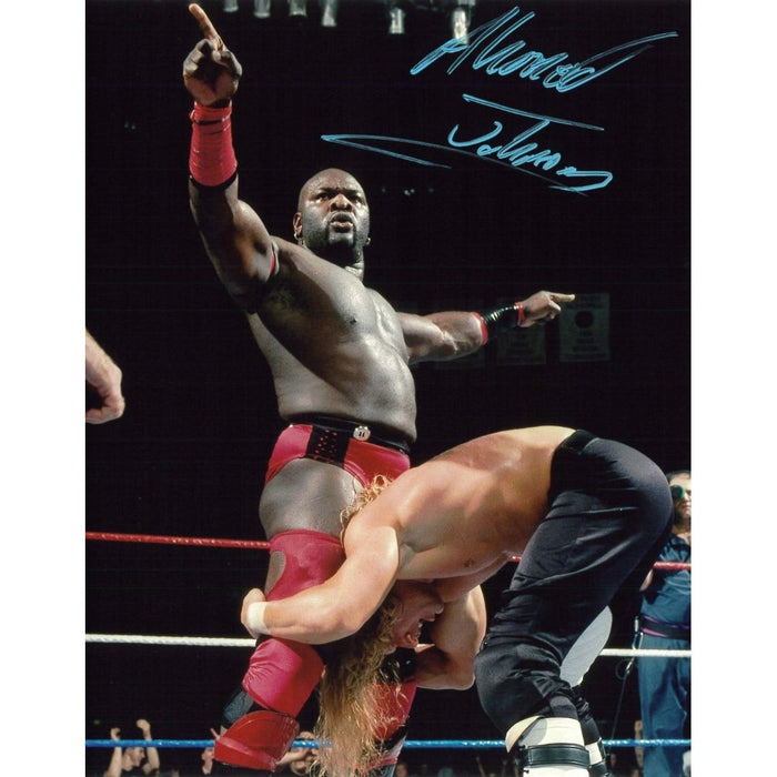 Ahmed Johnson 8x10 Promo - Autographed