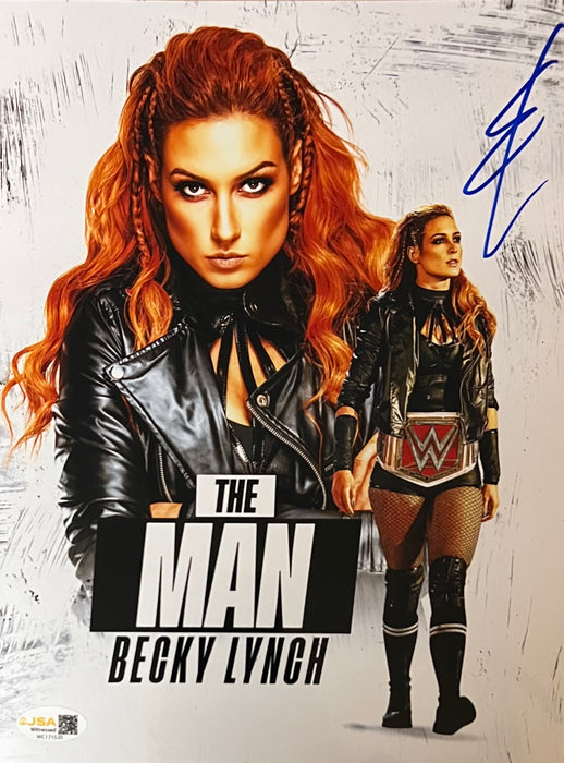 Becky Lynch Metallic 8x10 Promo - JSA Autographed