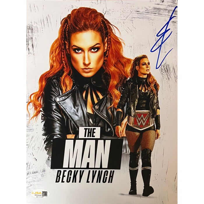 Becky Lynch Metallic 8x10 Promo - JSA Autographed
