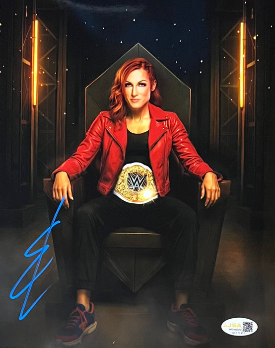 Becky Lynch Metallic 8x10 Promo - JSA Autographed