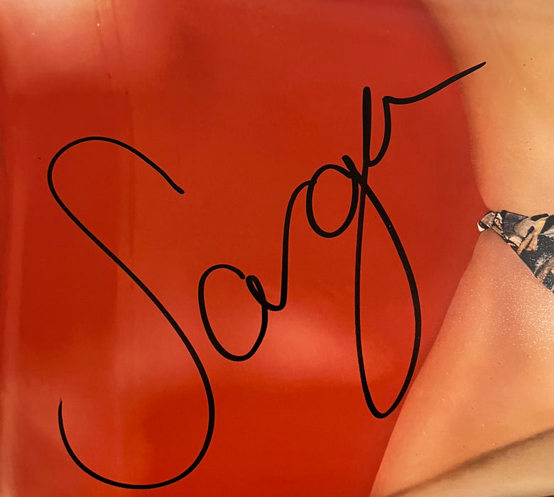 Saraya From Above 24x36 Poster - JSA AUTOGRAPHED