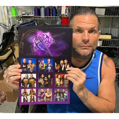 Hardy Boyz Tag Team 11 x 17 Poster - DUAL AUTOGRAPHED