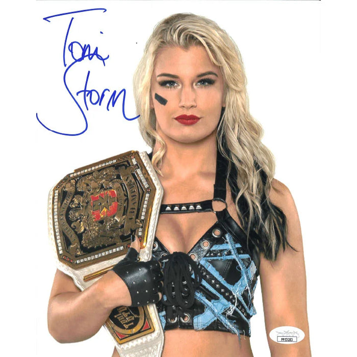 Toni Storm 8x10 Promo - JSA Autographed