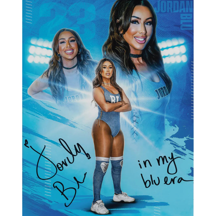 Jordan Blu AsylumGFX METALLIC 11 x 14 Poster - AUTOGRAPHED