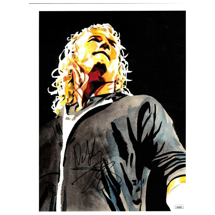 Dolph Ziggler The Show Off Schamberger 11 x 14 Poster - JSA AUTOGRAPHED