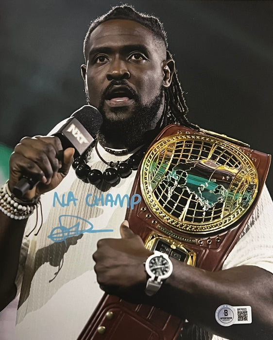 Oba Femi 8x10 Promo - Beckett Autographed