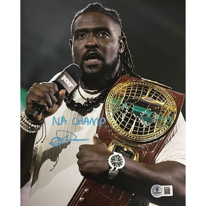 Oba Femi 8x10 Promo - Beckett Autographed