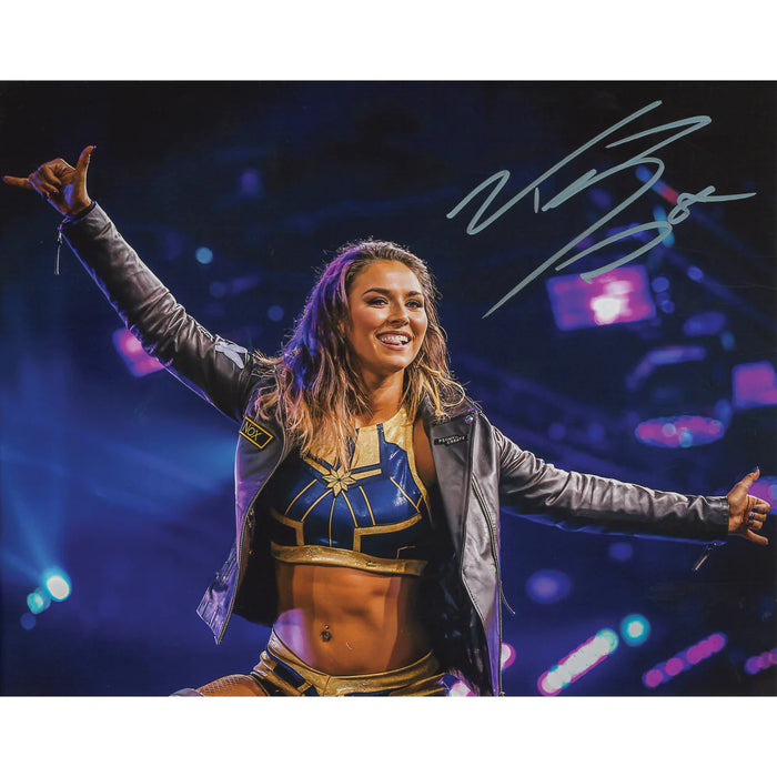 Tegan Nox Tongue Out Wide 8 x 10 Promo - AUTOGRAPHED
