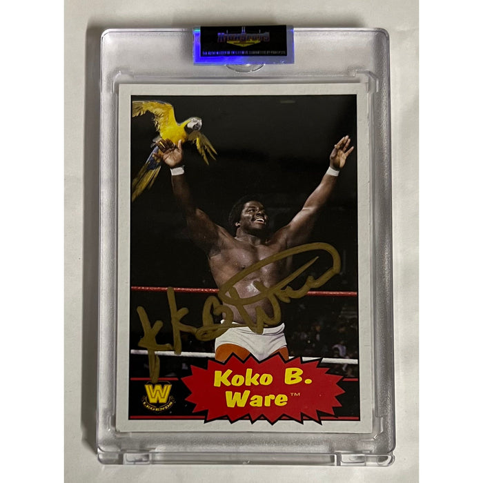 WWE - Koko B Ware Topps Trading Card - Autographed