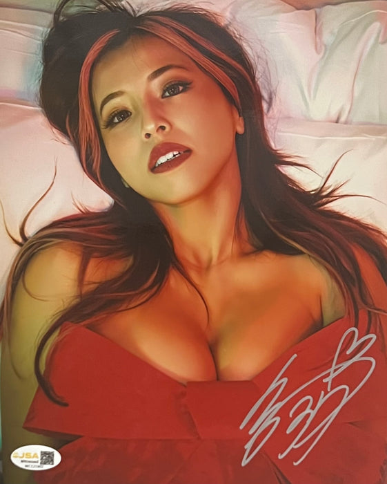 Mina Shirakawa Metallic 8x10 Promo - JSA Autographed