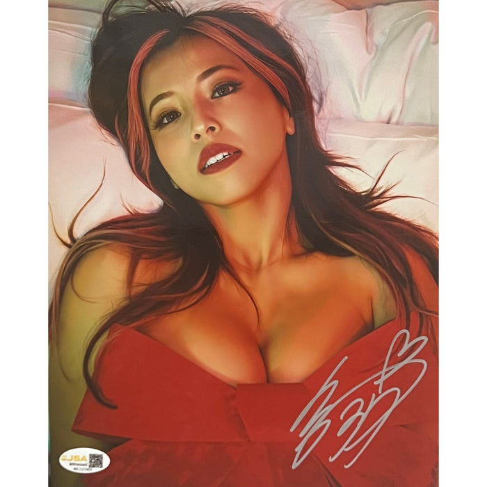 Mina Shirakawa Metallic 8x10 Promo - JSA Autographed