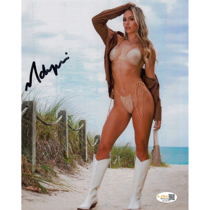 Maxxine Dupri 8x10 Metallic Promo - JSA Autographed