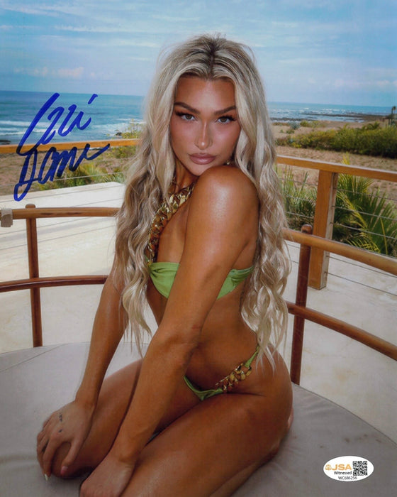 Izzy Dame 8x10 Metallic Promo - JSA Autographed