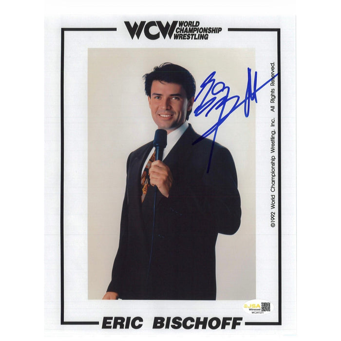 Eric Bischoff 8x10 WCW RP Promo - JSA Autographed