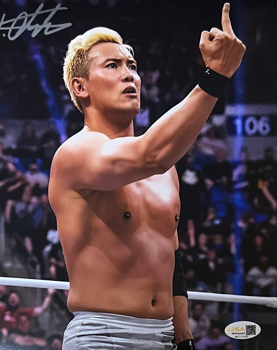 Kazuchika Okada 8 x 10 Promo - JSA Autographed