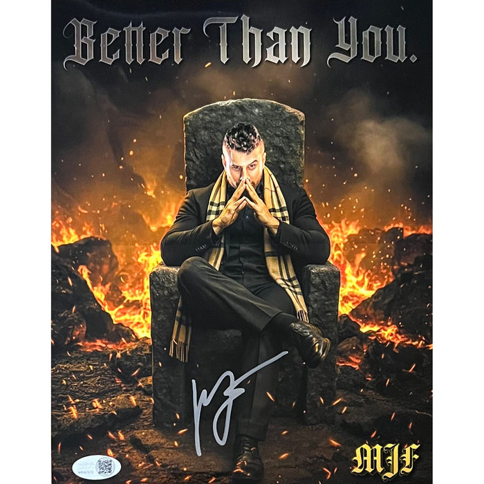 MJF Metallic 8x10 Promo - JSA Autographed