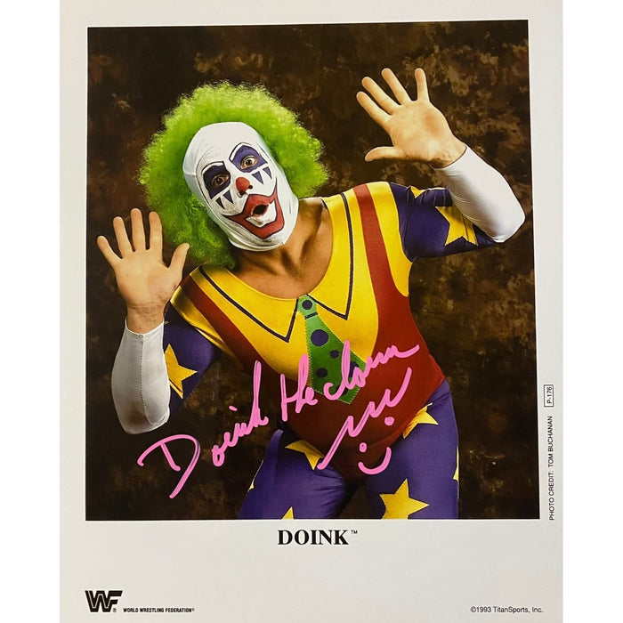 Doink The Clown 8x10 RP Promo - Autographed