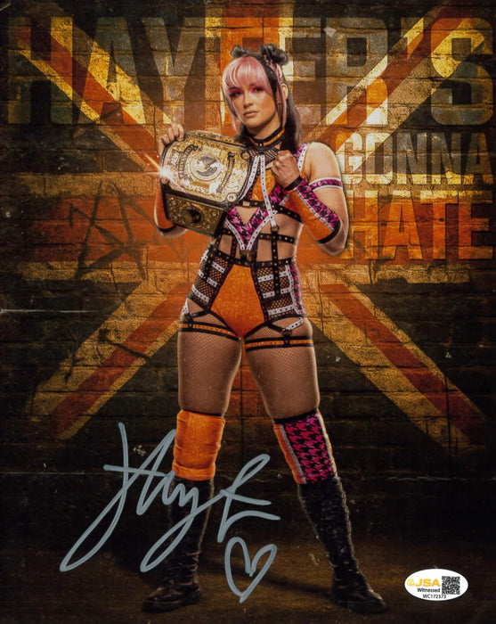 Jamie Hayter Metallic 11x14 Poster  - JSA Autographed