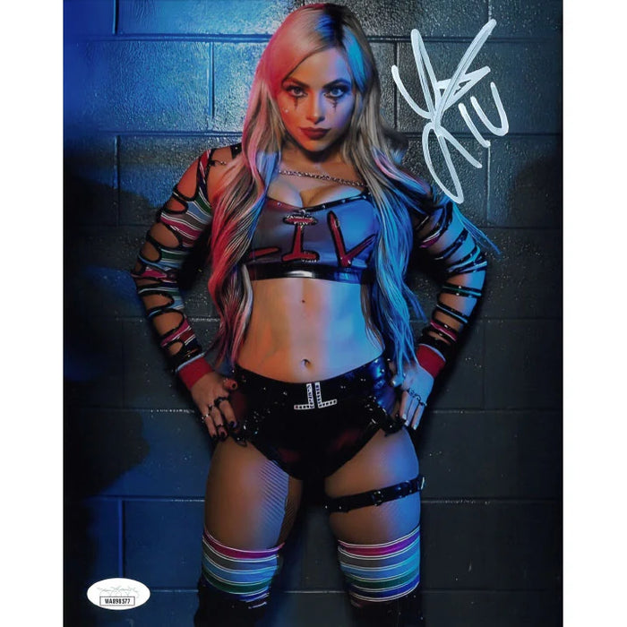 Liv Morgan 8x10 Metallic Promo - JSA Autographed