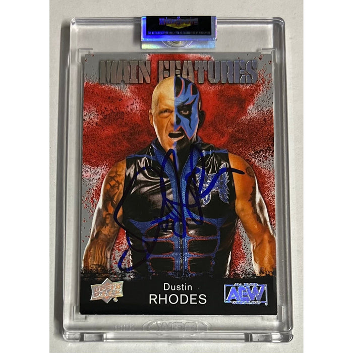 AEW - Dustin Rhodes Upper Deck Trading Card - Autographed