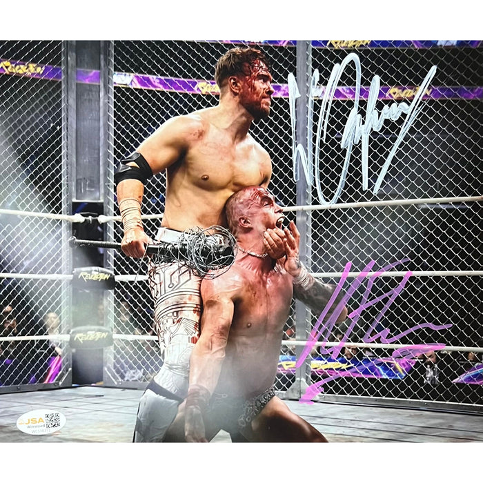 Will Ospreay & Kyle Fletcher 8x10 Promo - JSA Dual Autographed