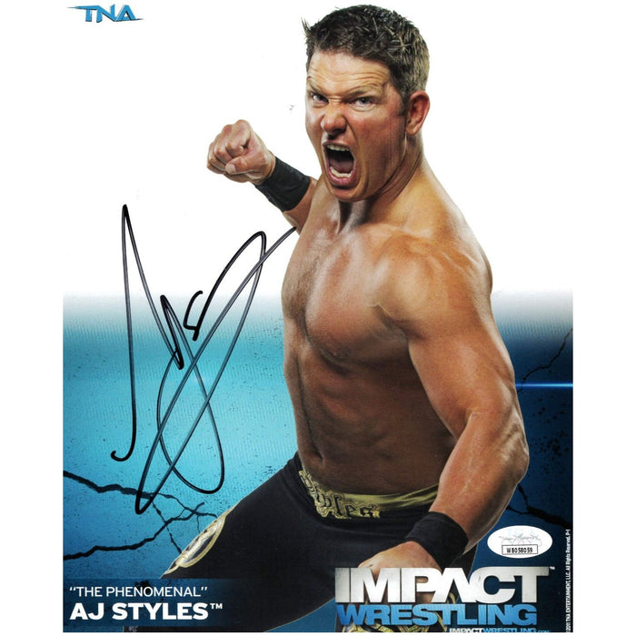 AJ Styles TNA Promo - JSA Autographed