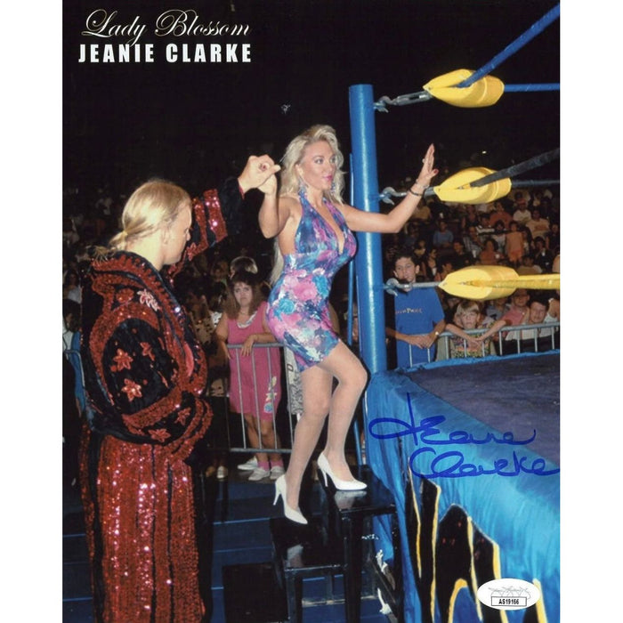 Jeanie Clarke Ring Stairs 8 x 10 Promo - JSA AUTOGRAPHED
