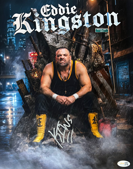 Eddie Kingston 11x14 Metallic Poster - JSA Autographed