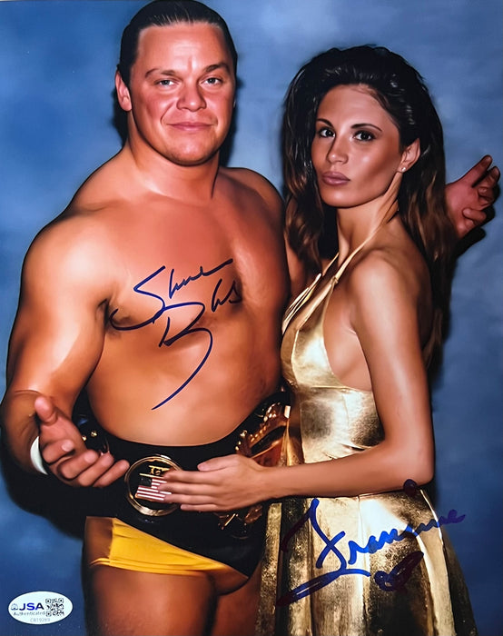 Shane Douglas & Francine 8x10 Promo - JSA Dual Autographed
