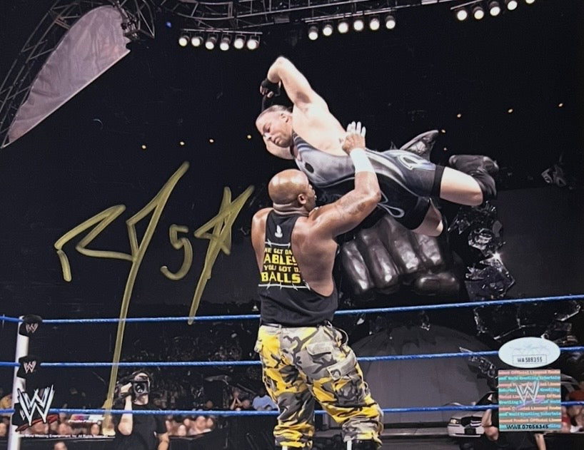 Rob Van Dam 8x10 PF Promo - JSA Autographed