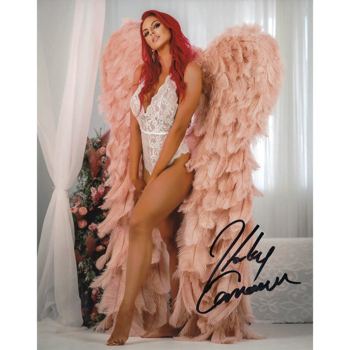Harley Cameron Angel Wings 8 x 10 Promo - AUTOGRAPHED